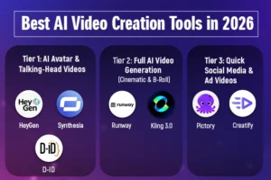 Best AI Video Creation Tools in 2026